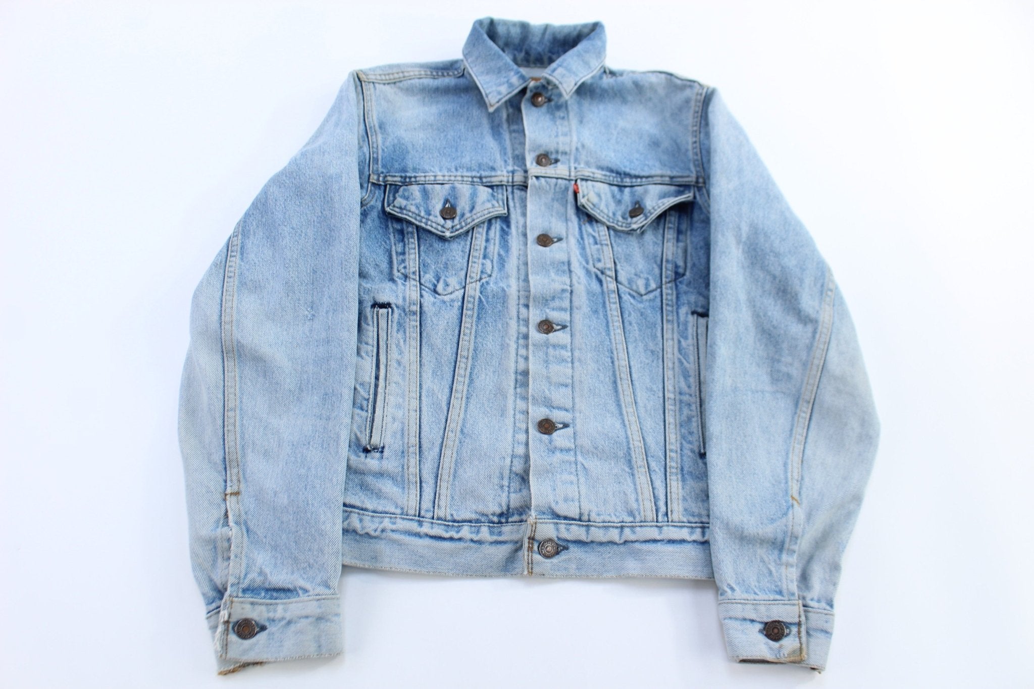 Vintage Levi's Light Wash Denim Jacket - ThriftedThreads.com