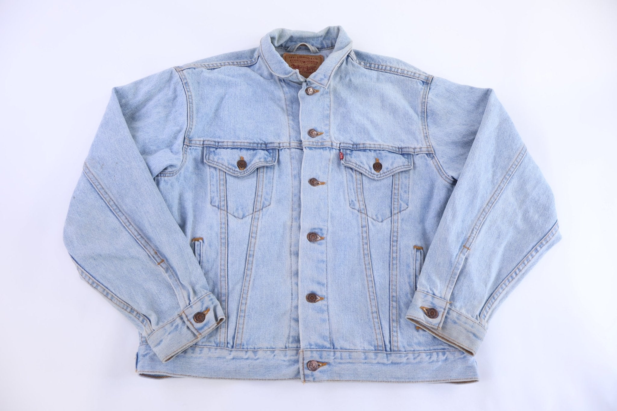 Vintage Levi's Light Wash Denim Jacket - Jacket - Thrifted Threads