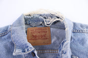 Vintage Levi's Light Wash Denim Jacket - Jacket - Thrifted Threads