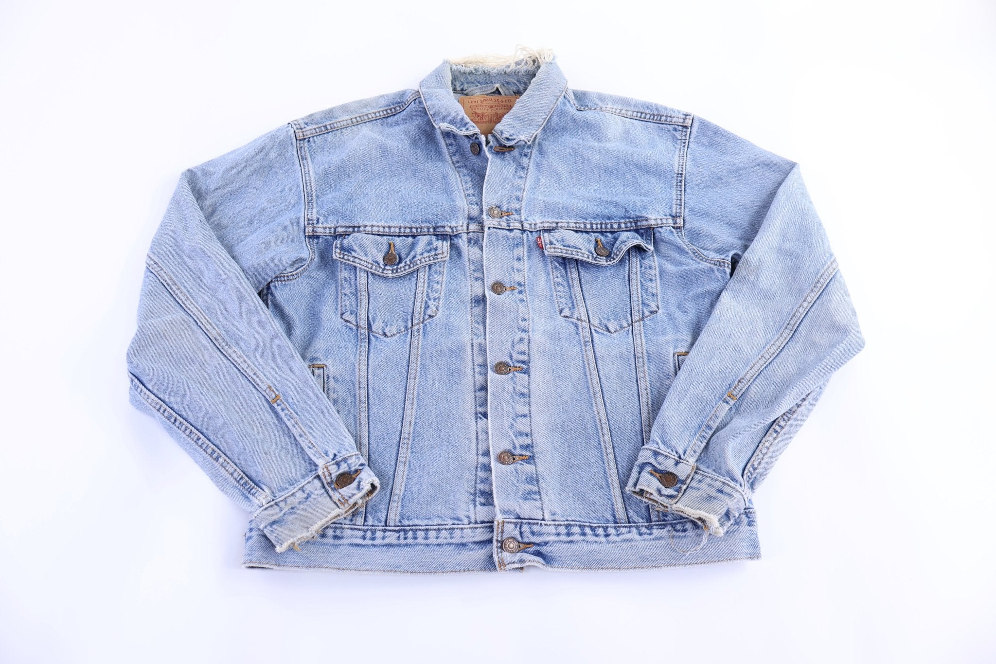 Vintage Levi's Light Wash Denim Jacket - Jacket - Thrifted Threads
