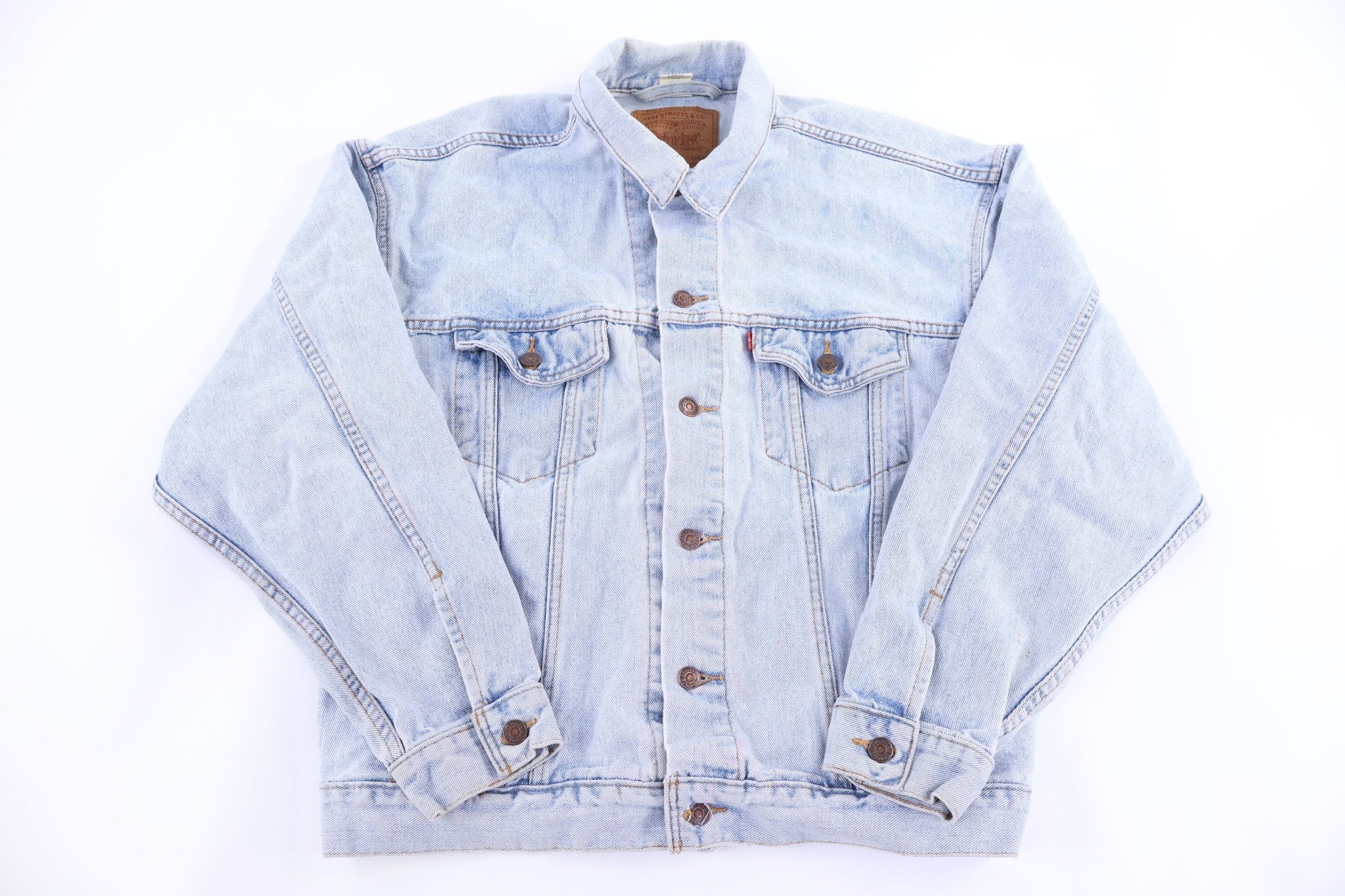 Vintage Levi's Light Wash Denim Jacket - Jacket - Thrifted Threads