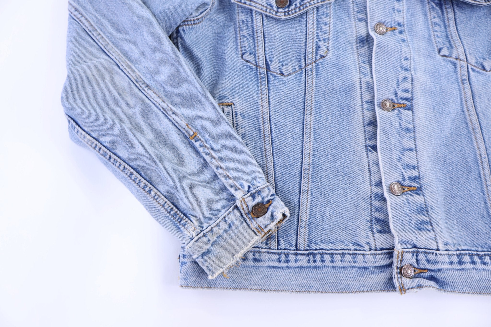 Vintage Levi's Light Wash Denim Jacket - Jacket - Thrifted Threads
