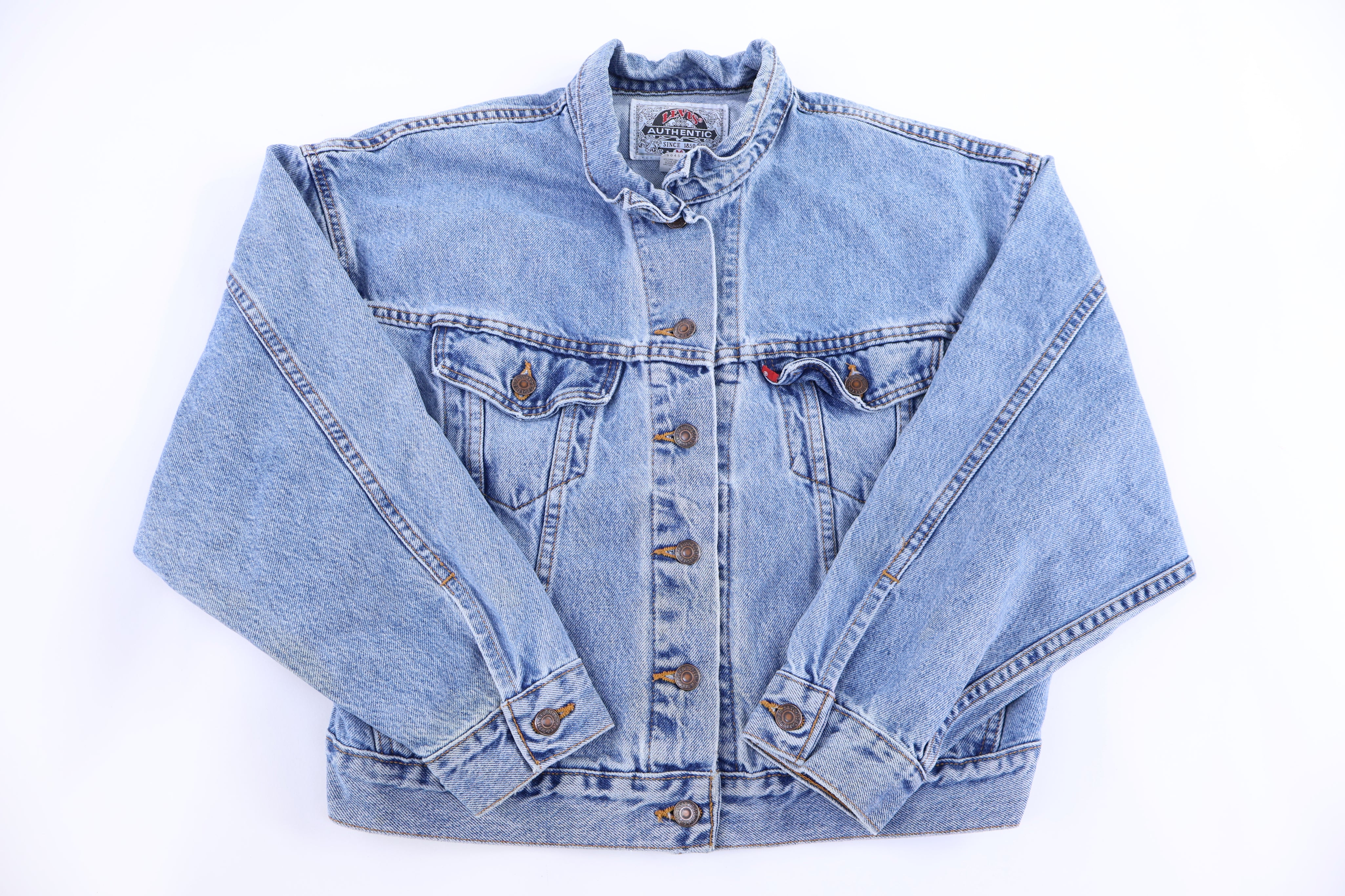 Vintage Levi's Light Wash Denim Jacket - Jacket - Thrifted Threads