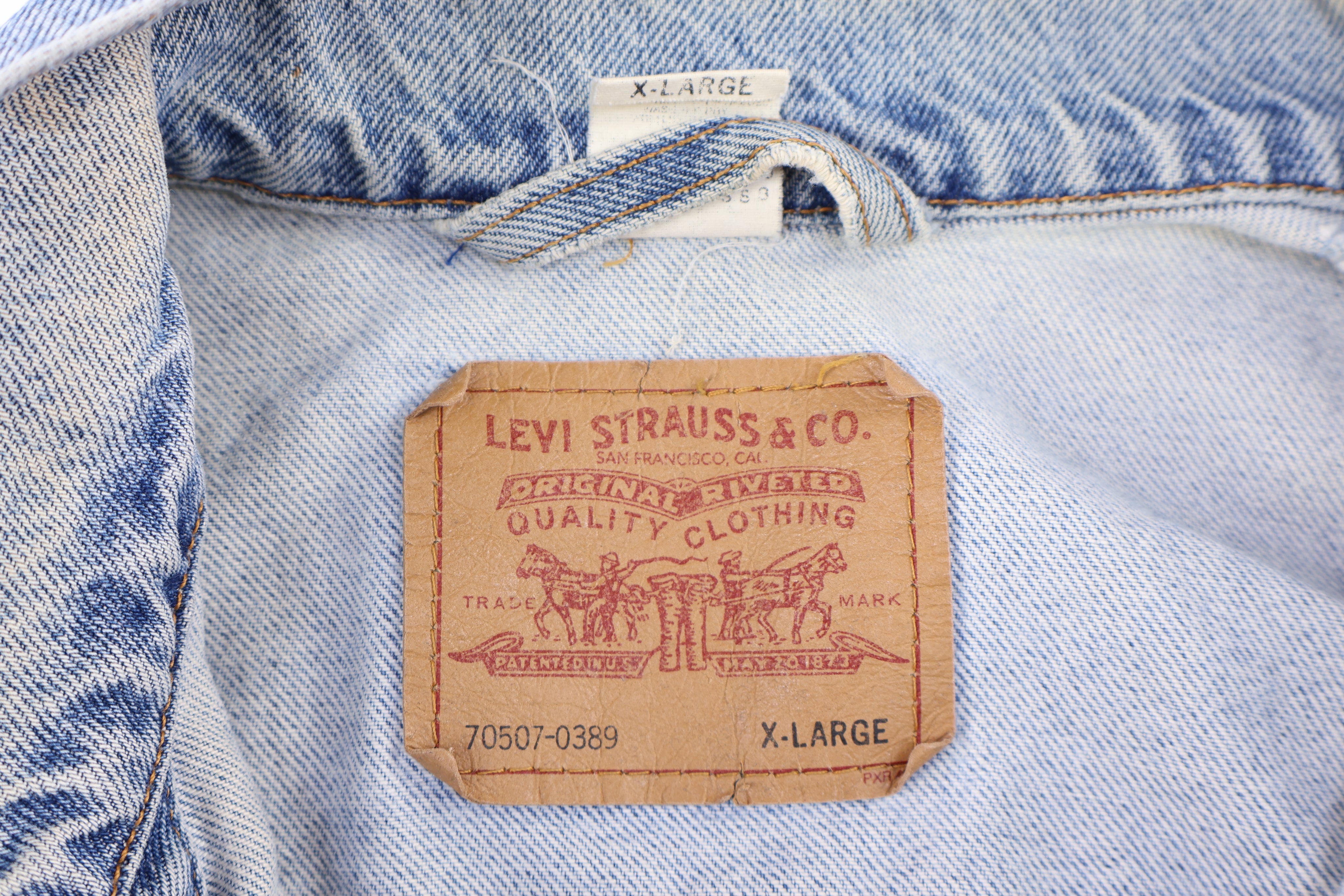 Vintage Levi's Medium Wash Denim Jacket - Jacket - Thrifted Threads
