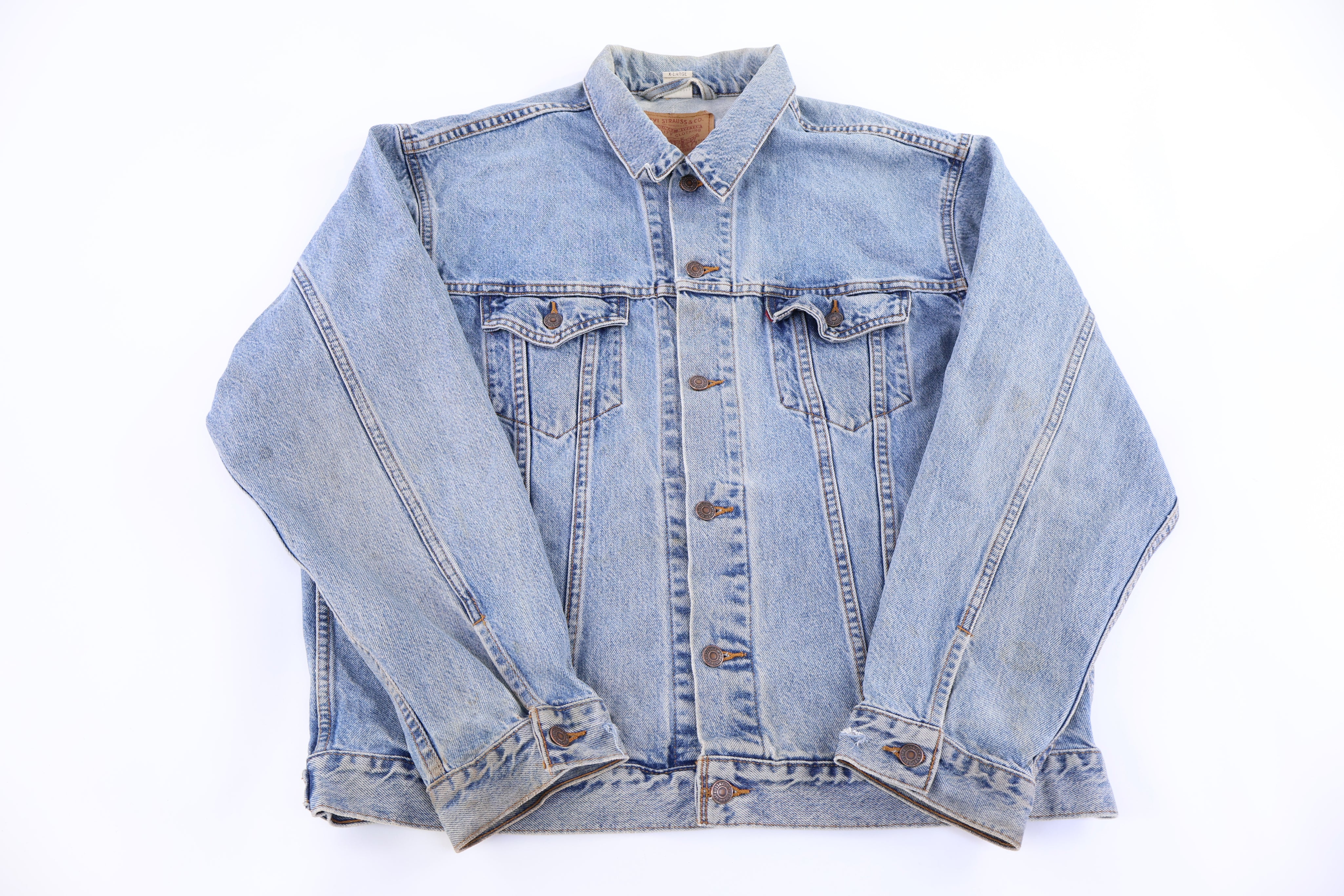 Vintage Levi's Medium Wash Denim Jacket - Jacket - Thrifted Threads