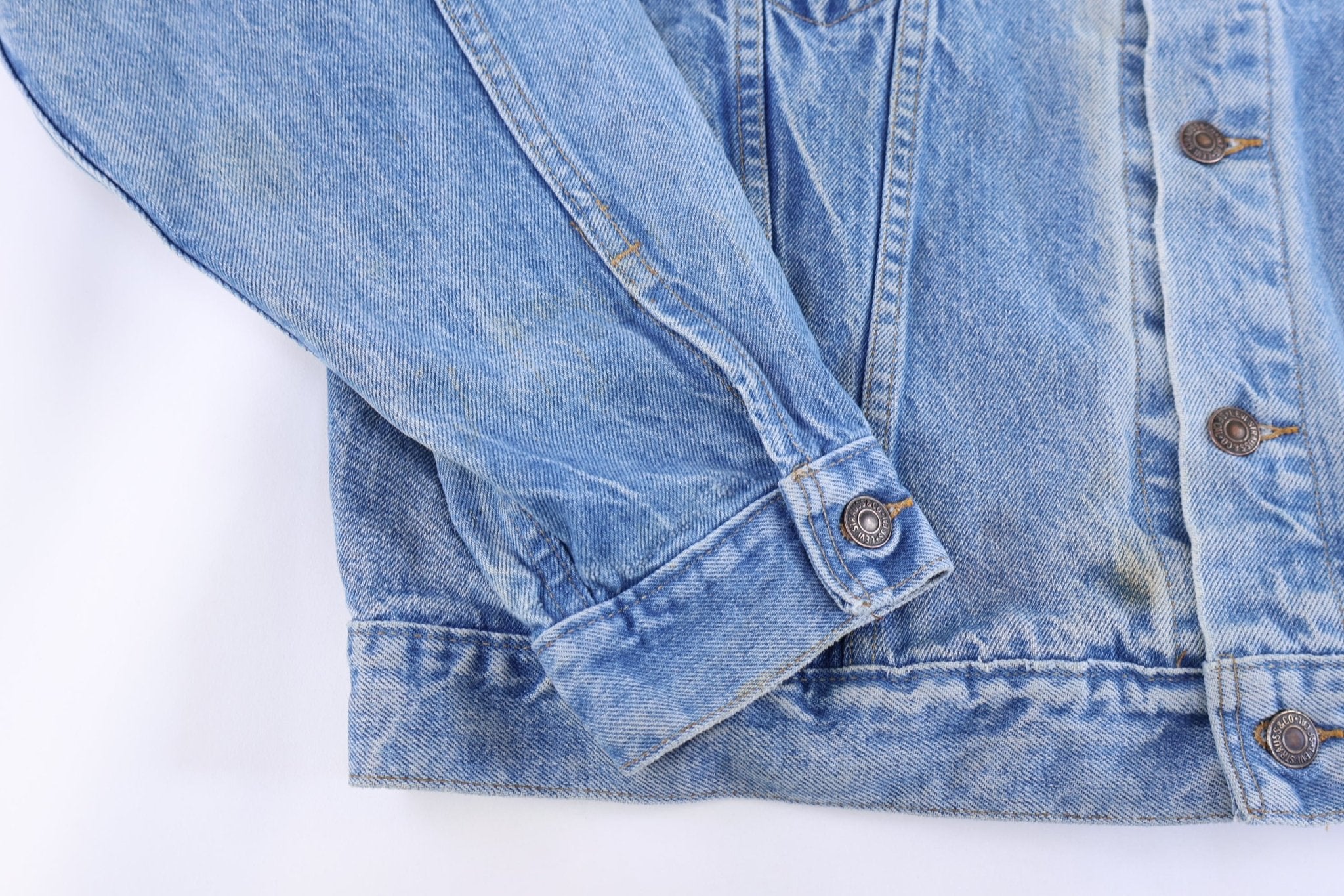 Vintage Levi's Medium Wash Denim Jacket - Jacket - Thrifted Threads