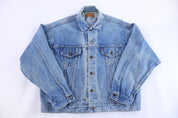 Vintage Levi's Medium Wash Denim Jacket - Jacket - Thrifted Threads