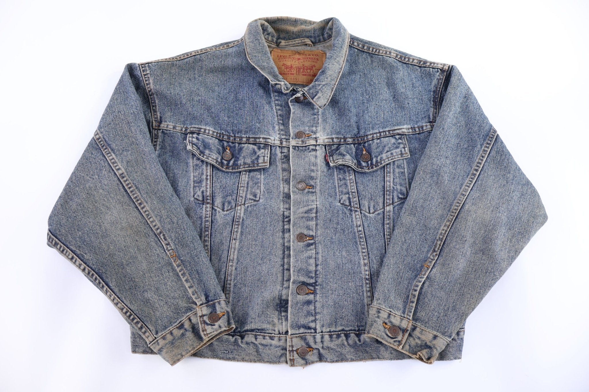 Vintage Levi's Medium Wash Denim Jacket - Jacket - Thrifted Threads