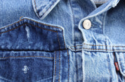 Vintage Levi's Medium Wash Denim Trucker Jacket - Jacket - Thrifted Threads