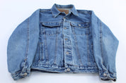 Vintage Levi's Medium Wash Denim Trucker Jacket - Jacket - Thrifted Threads