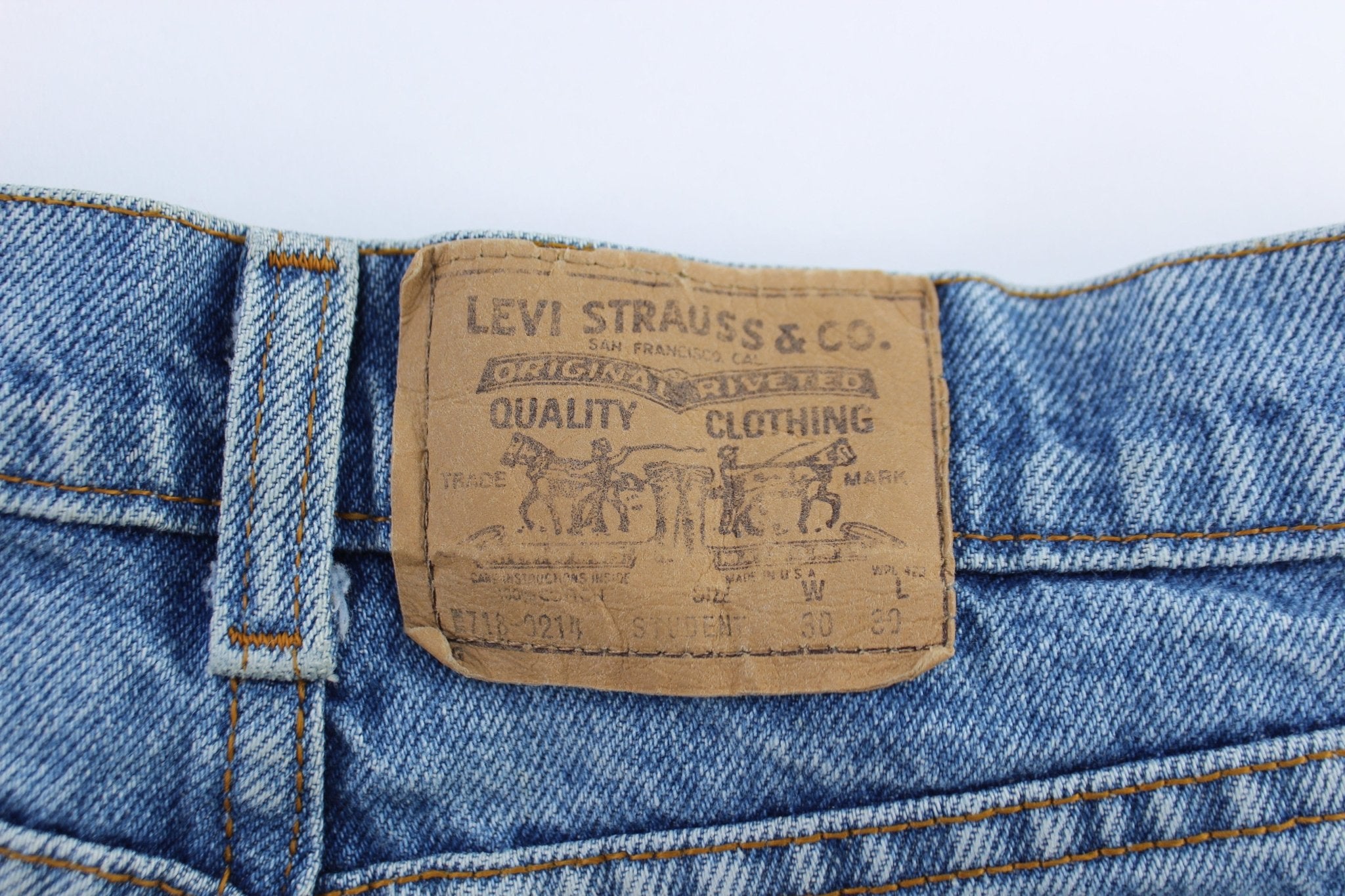 Vintage Levi's Student Denim Jeans - ThriftedThreads.com