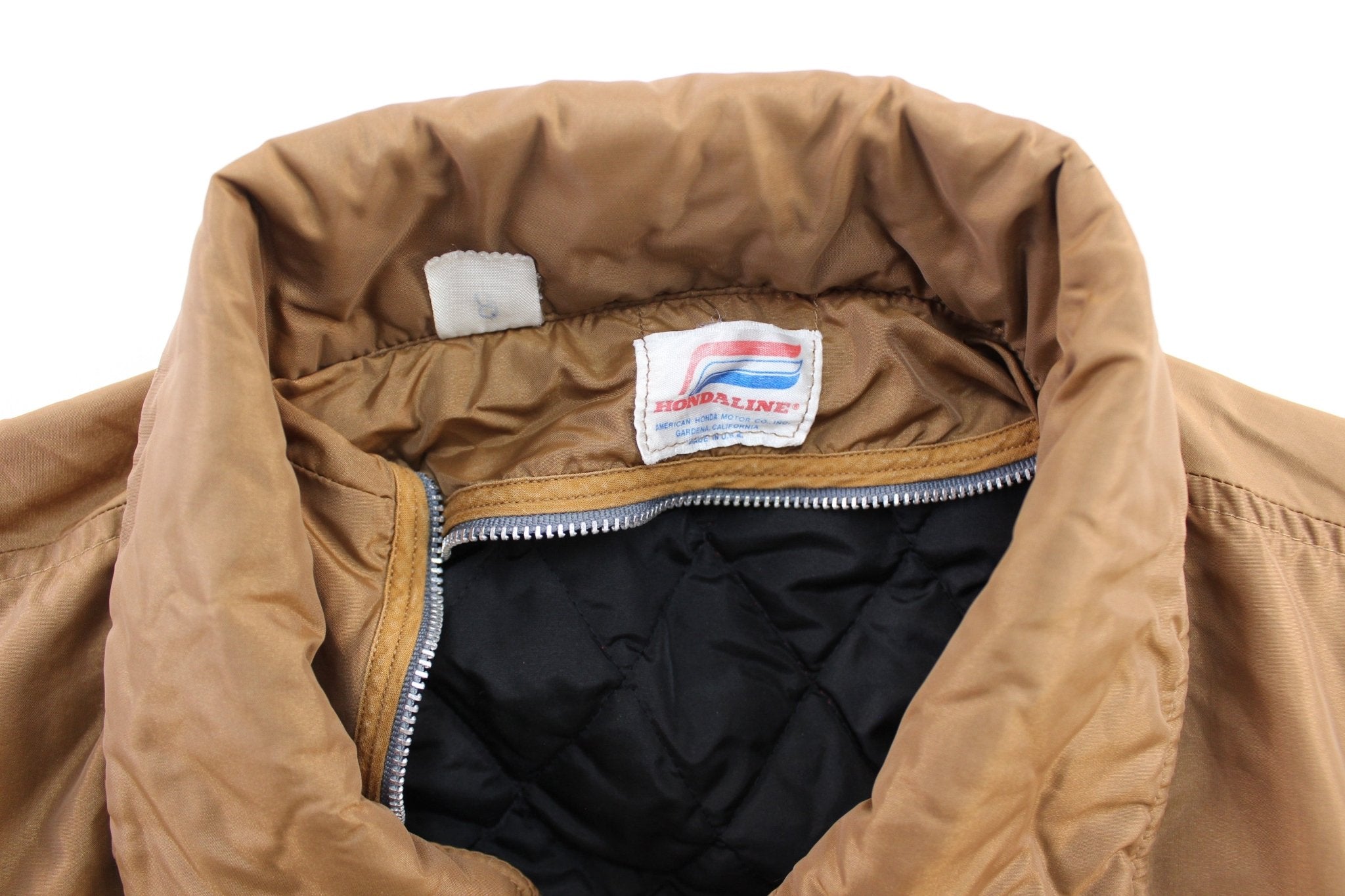 Vintage Limited Edition Honda Brown Zip Up Jacket - ThriftedThreads.com