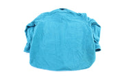 Vintage L.L. Bean Turquoise Chamons Cloth LS Button Down Shirt - ThriftedThreads.com