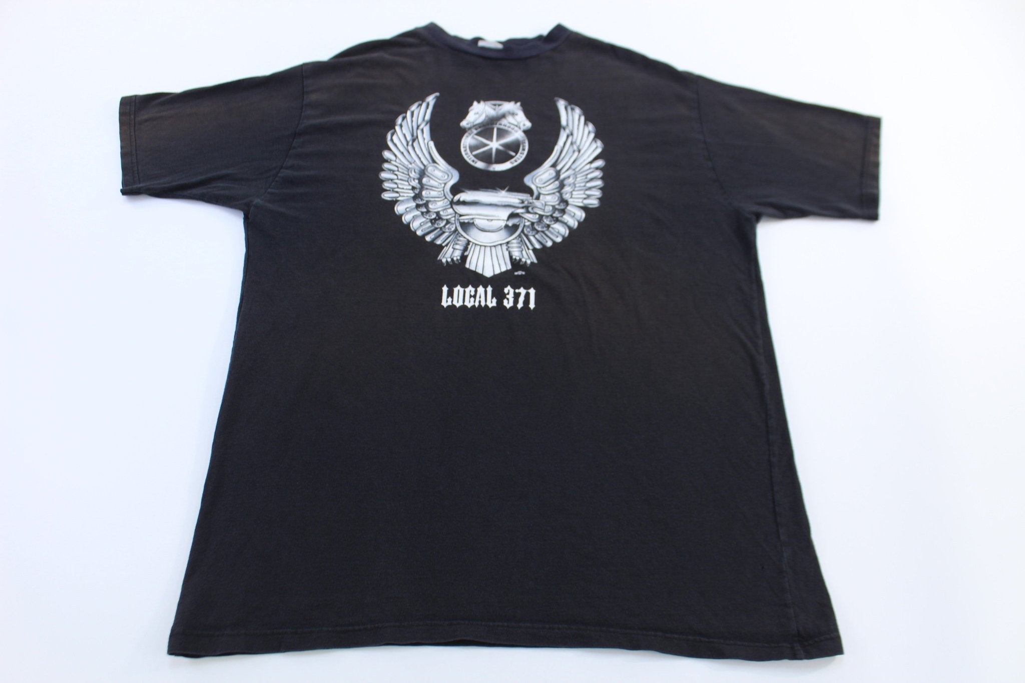 Vintage Local 377 Biker T-shirt - ThriftedThreads.com