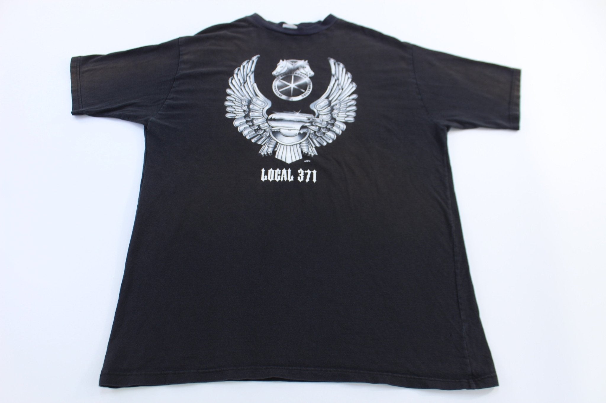 Vintage Local 377 Biker T-shirt - Shirts & Tops - Thrifted Threads