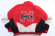 Vintage Logo 7 University of Nebraska Huskers Puffer Jacket - Jacket - Thrifted Threads