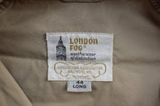 Vintage London Fog Beige Zip Up Jacket - ThriftedThreads.com
