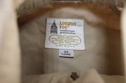 Vintage London Fog Beige Zip Up Jacket - Jacket - Thrifted Threads