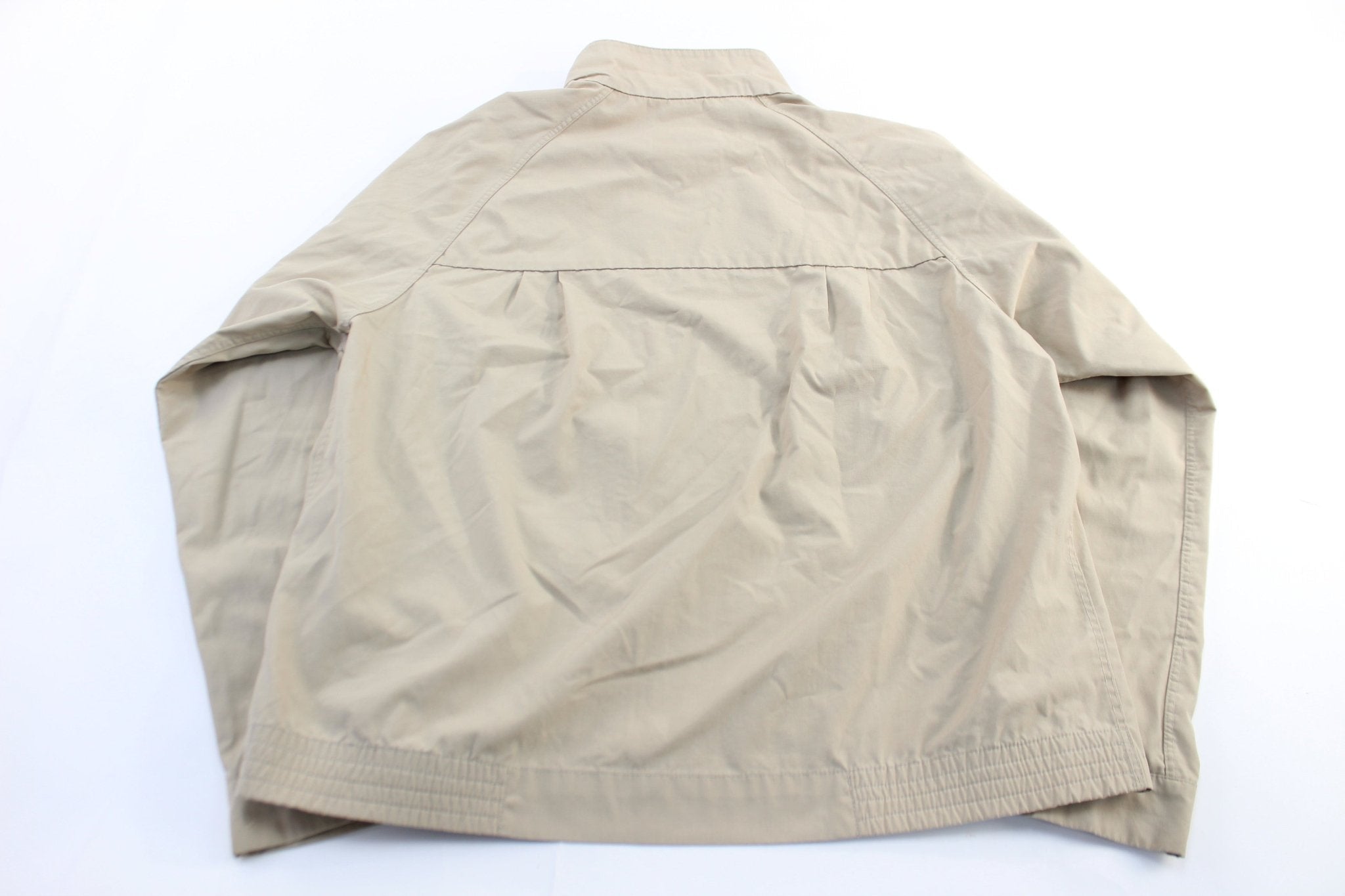 Vintage London Fog Beige Zip Up Jacket - Jacket - Thrifted Threads