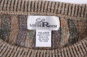 Vintage Louis Romi Multipattern Knit Sweater - Sweater - Thrifted Threads