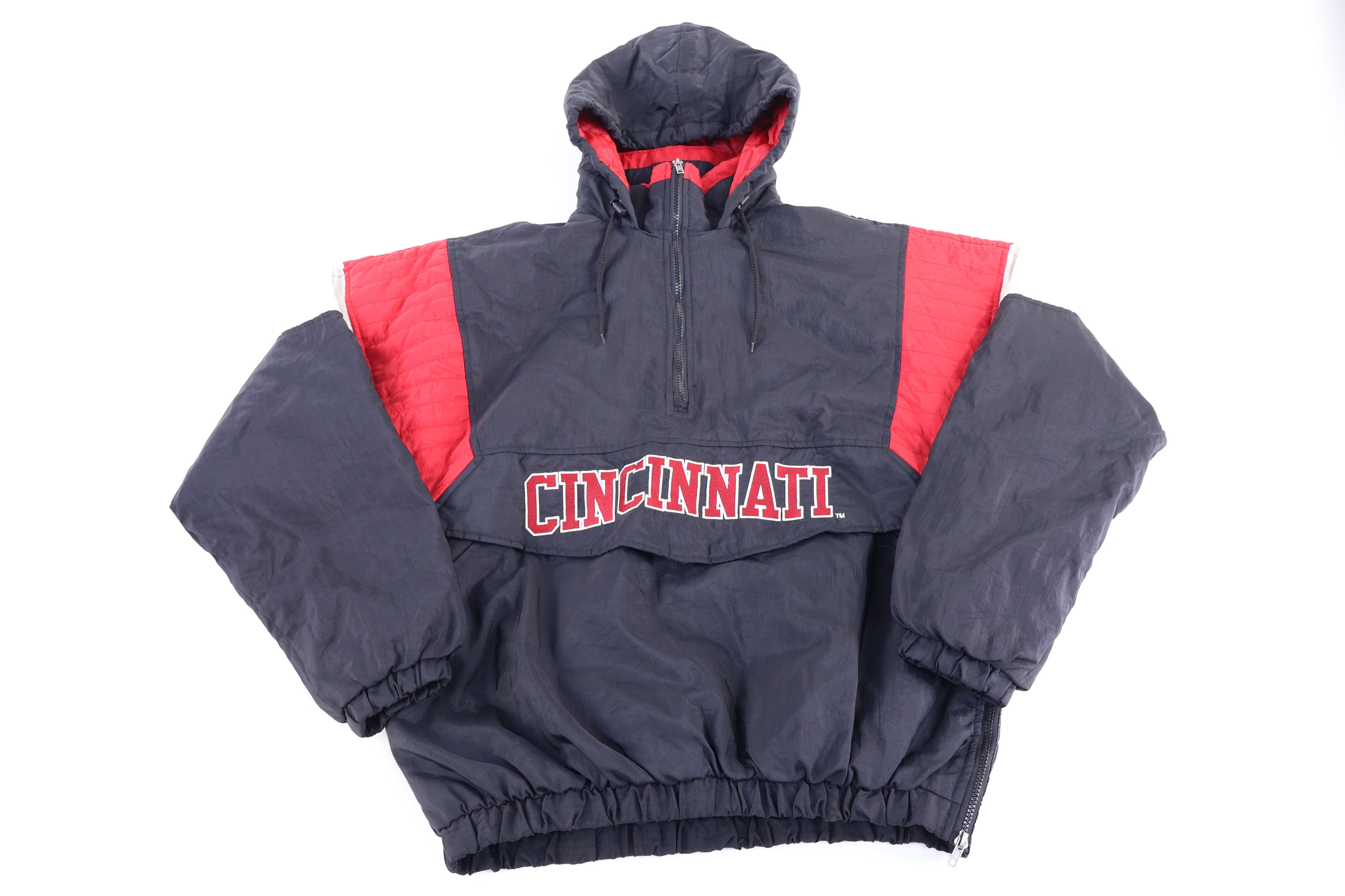 Vintage Majestic Cincinnati Bearcats Puffer Jacket - Jacket - Thrifted Threads