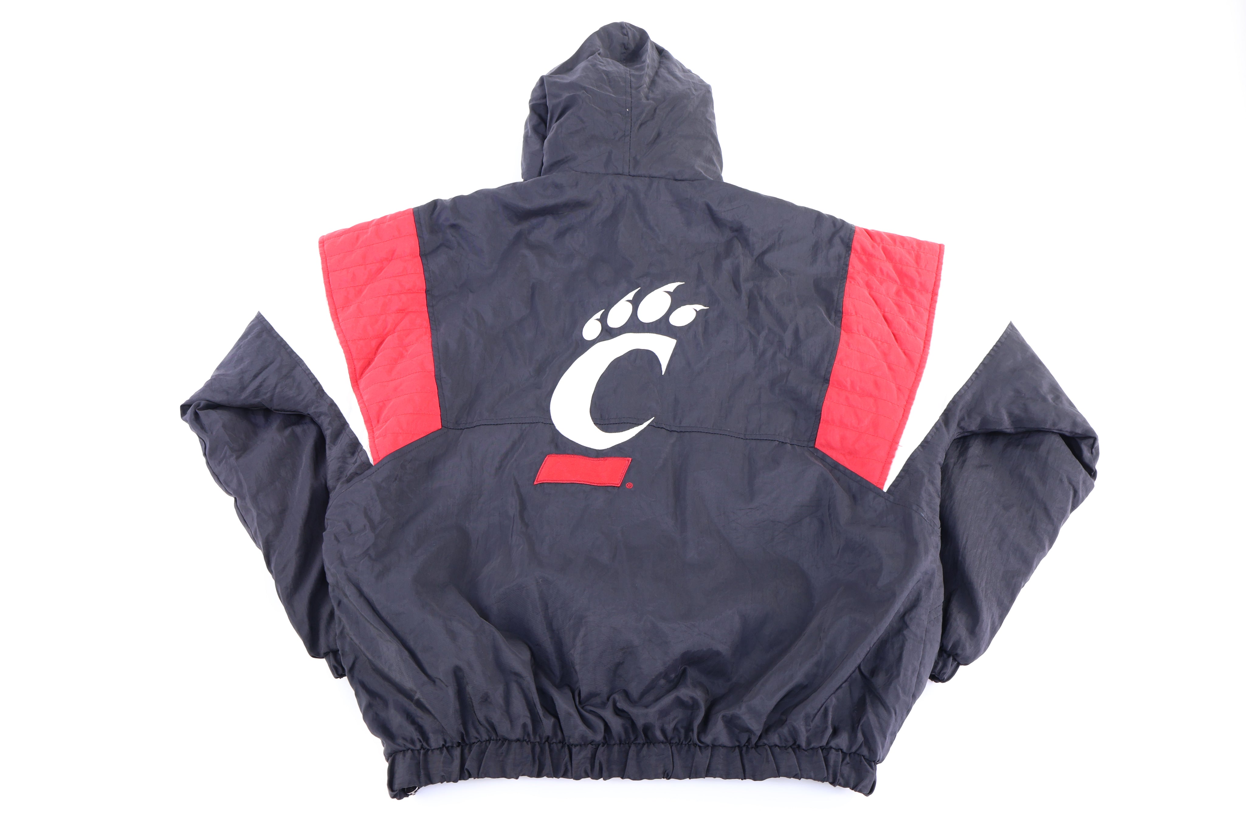 Vintage Majestic Cincinnati Bearcats Puffer Jacket - Jacket - Thrifted Threads