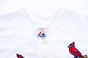 Vintage Majestic Embroidered St. Louis Cardinals Baseball Jersey - ThriftedThreads.com