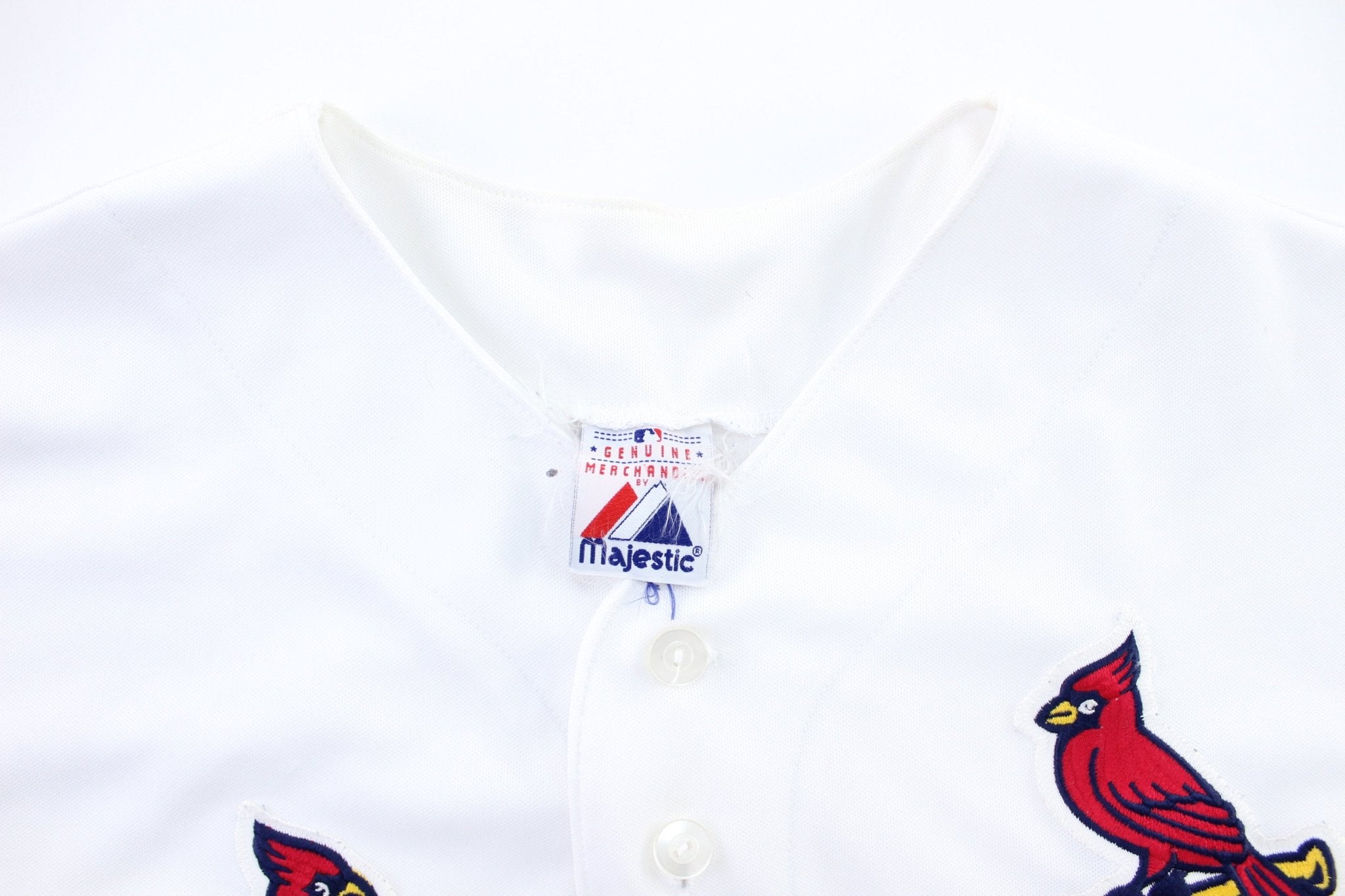Vintage Majestic Embroidered St. Louis Cardinals Baseball Jersey - ThriftedThreads.com