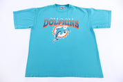 Vintage Majestic Miami Dolphins Football T-shirt - Shirts & Tops - Thrifted Threads