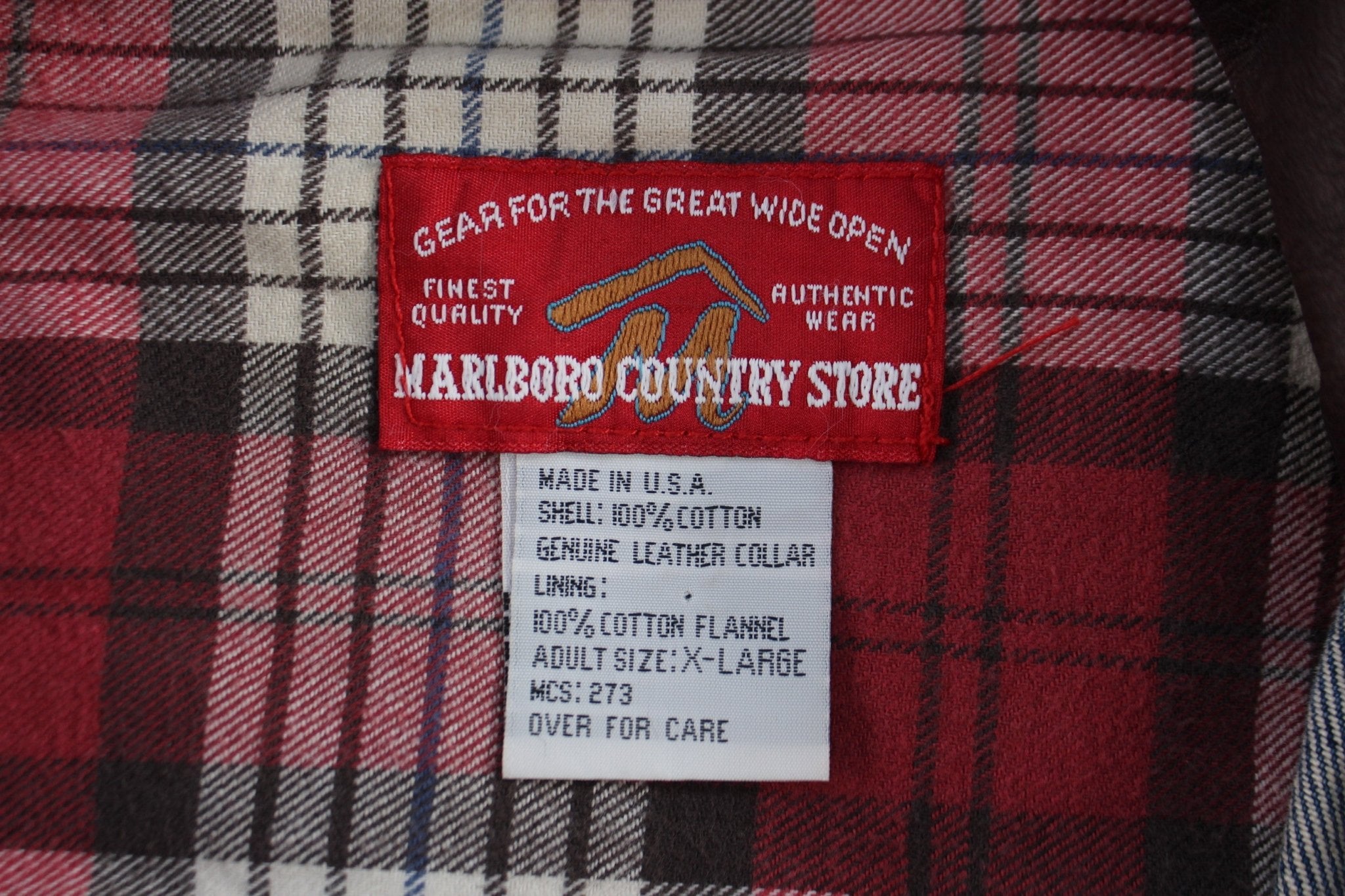 Vintage Marlboro Country Store Denim Trucker Jacket - Jacket - Thrifted Threads