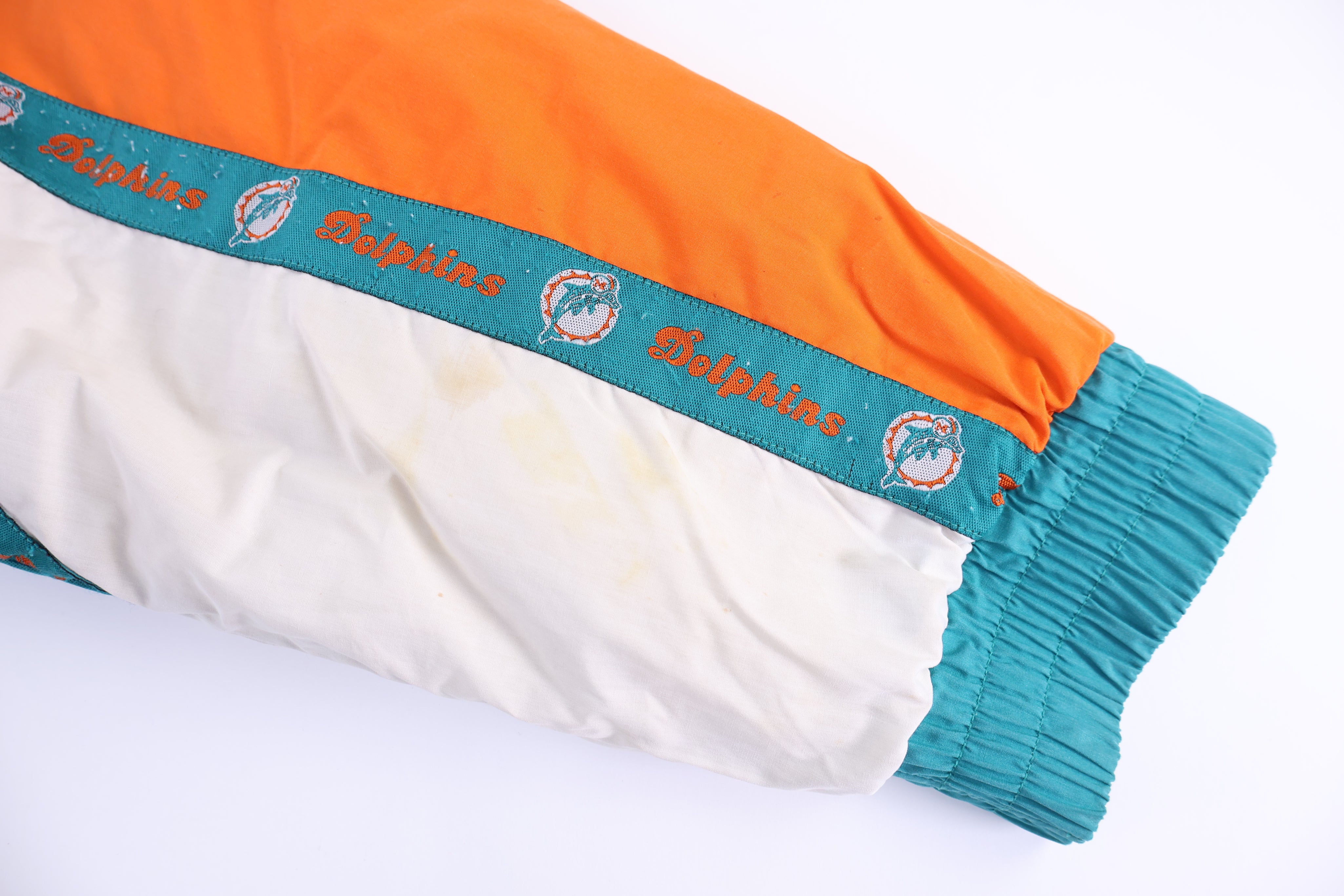 Vintage Miami Dolphins Football Full Zip Jacket - jacket - Thrifted Threads