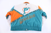 Vintage Miami Dolphins Football Full Zip Jacket - jacket - Thrifted Threads