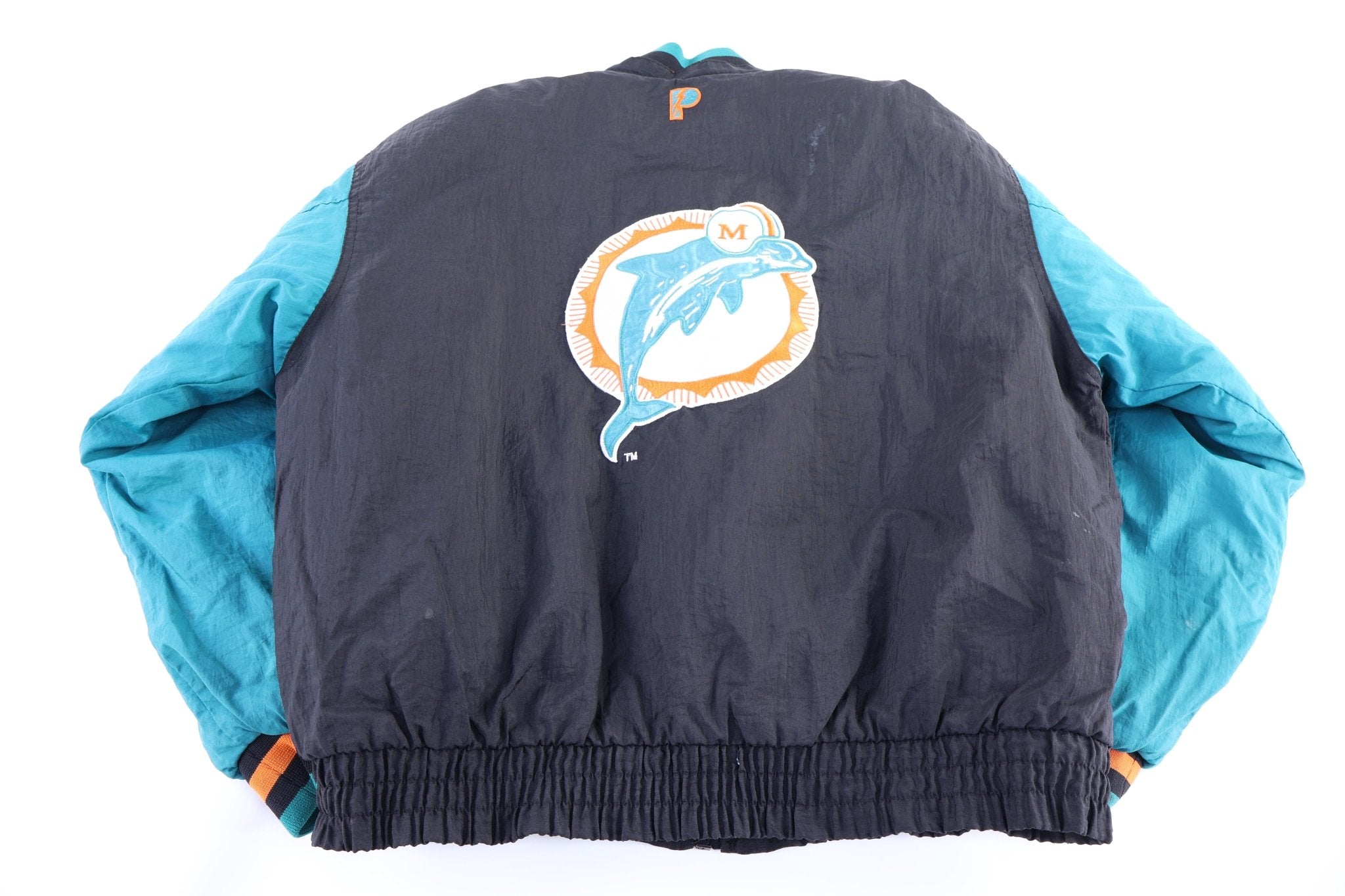 Vintage Miami Dolphins Football Full Zip Jacket - Jacket - Thrifted Threads