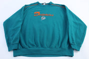 Vintage Miami Dolphins Football Sweatshirt - ThriftedThreads.com