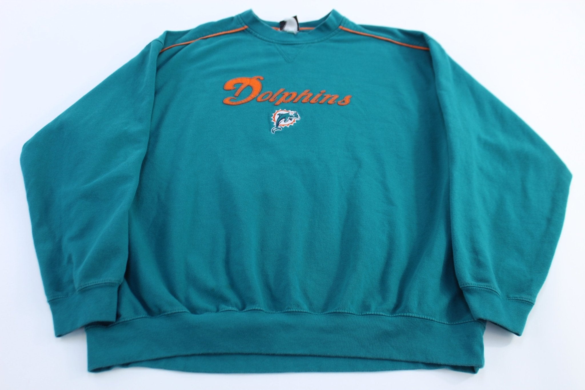 Vintage Miami Dolphins Football Sweatshirt - ThriftedThreads.com