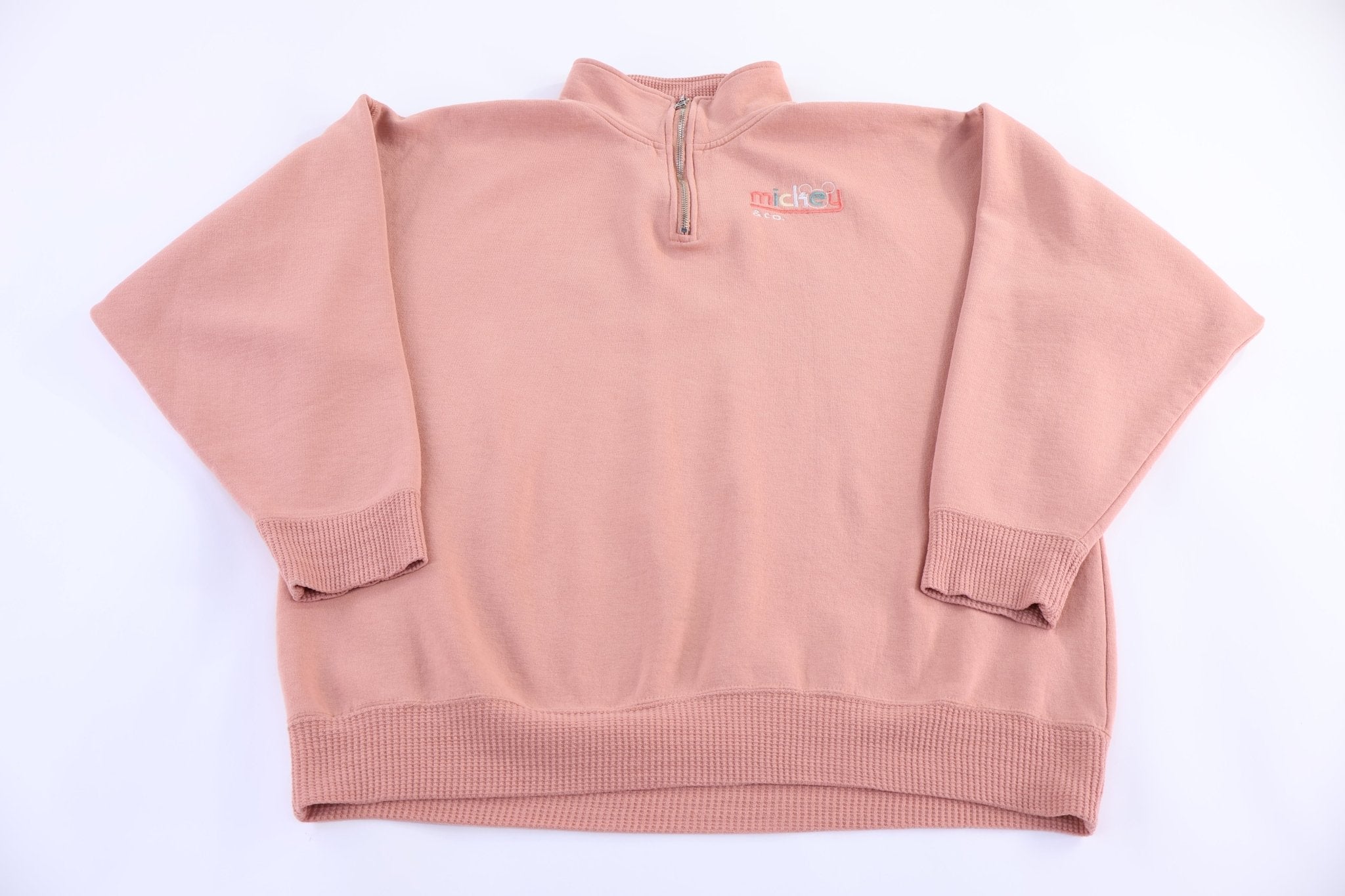 Vintage Mickey & Co Quarter Zip Sweatshirt - Sweatshirt - Thrifted Threads