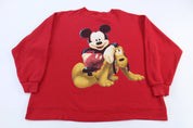 Vintage Mickey & Goofy Graphic Sweatshirt - ThriftedThreads.com