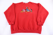 Vintage Mickey Inc Graphic Embroidered Sweatshirt - Sweatshirt - Thrifted Threads