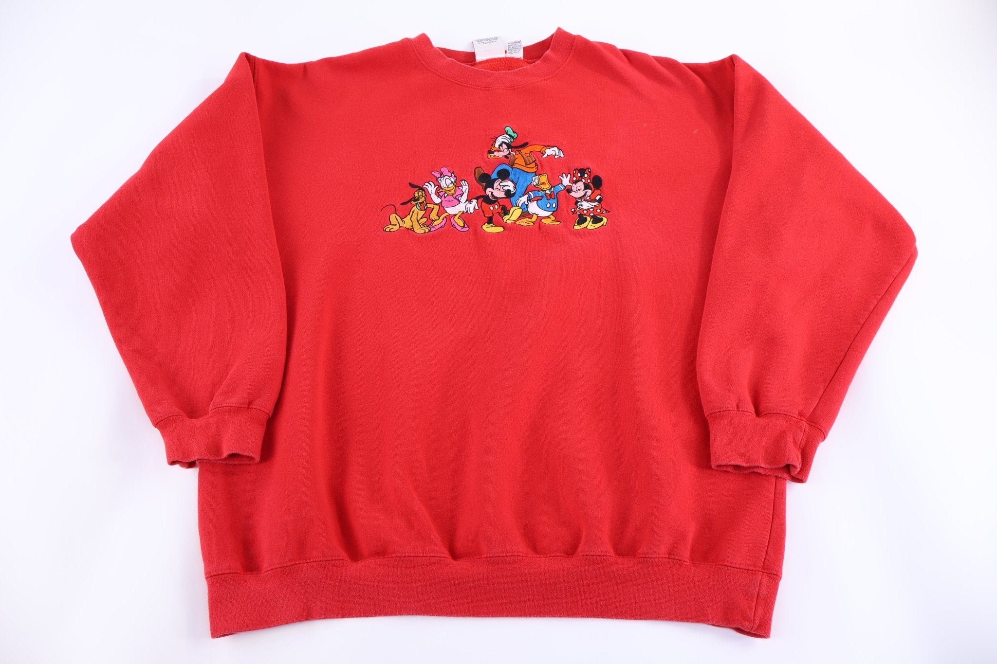 Vintage Mickey Inc Graphic Embroidered Sweatshirt - Sweatshirt - Thrifted Threads