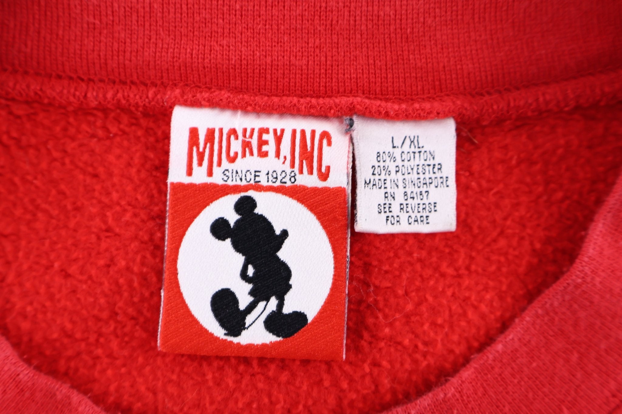 Vintage Mickey Inc Graphic Embroidered Sweatshirt - Sweatshirt - Thrifted Threads