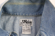 Vintage Mickey Mouse Denim Vest - Vest - Thrifted Threads
