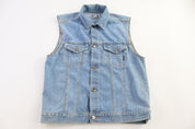 Vintage Mickey Mouse Denim Vest - Vest - Thrifted Threads
