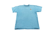 Vintage Mickey Mouse Embroidered Teal T-Shirt - ThriftedThreads.com