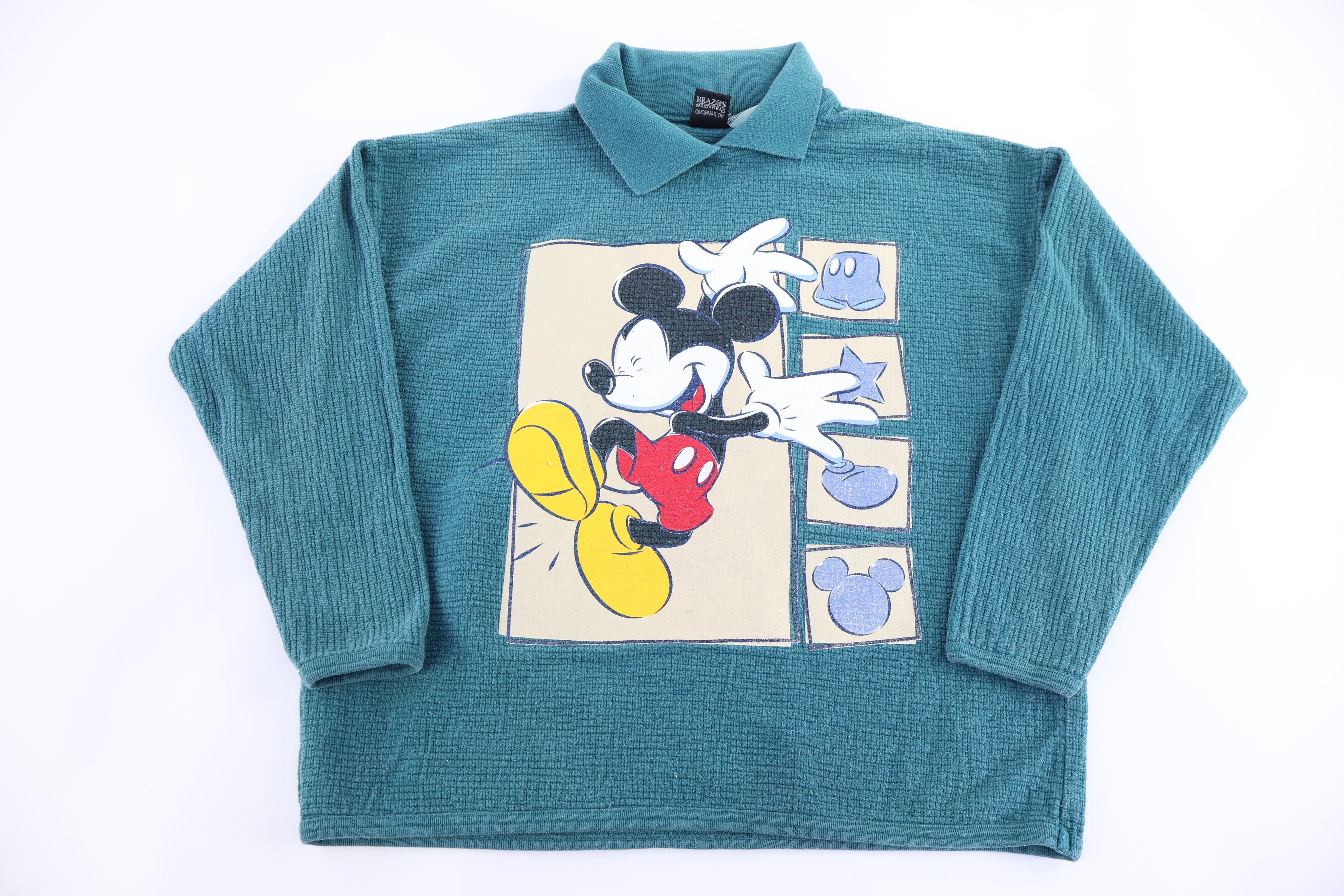 Vintage Mickey Mouse Graphic Sweater - Sweater - Thrifted Threads