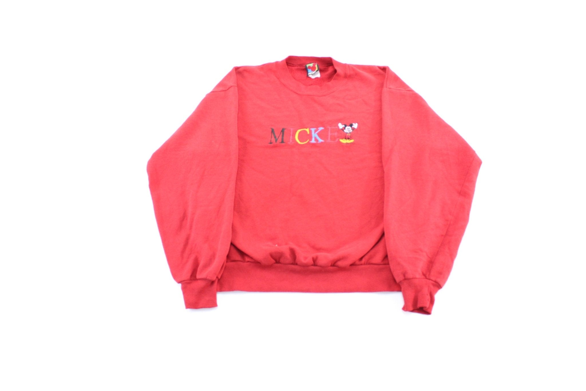 Vintage Mickey Unlimited Embroidered Mickey Mouse Sweatshirt - ThriftedThreads.com