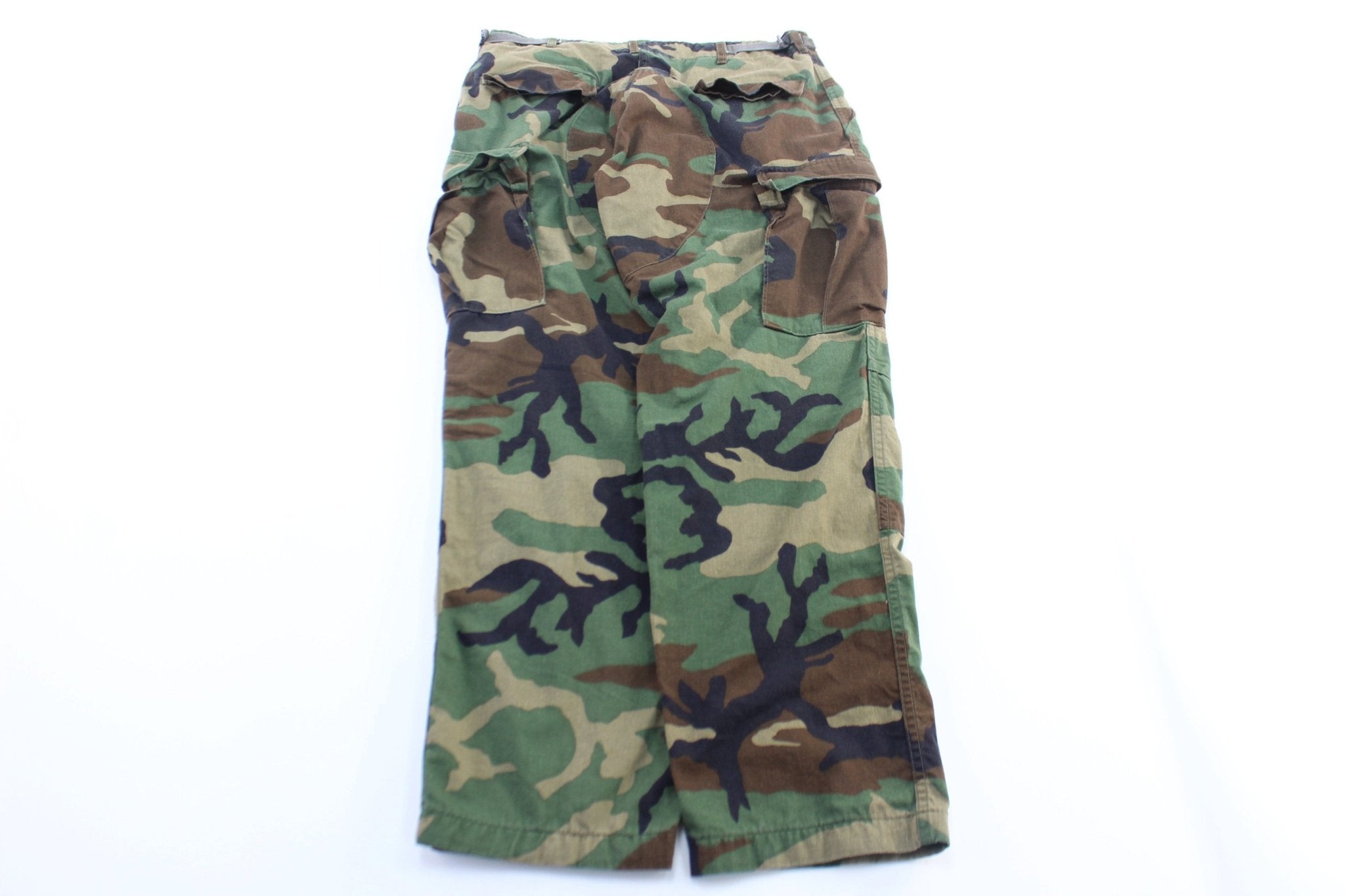 Vintage Military Camo Cargo Pants - ThriftedThreads.com