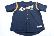 Vintage Milwaukee Brewers Embroidered Baseball Jersey - ThriftedThreads.com