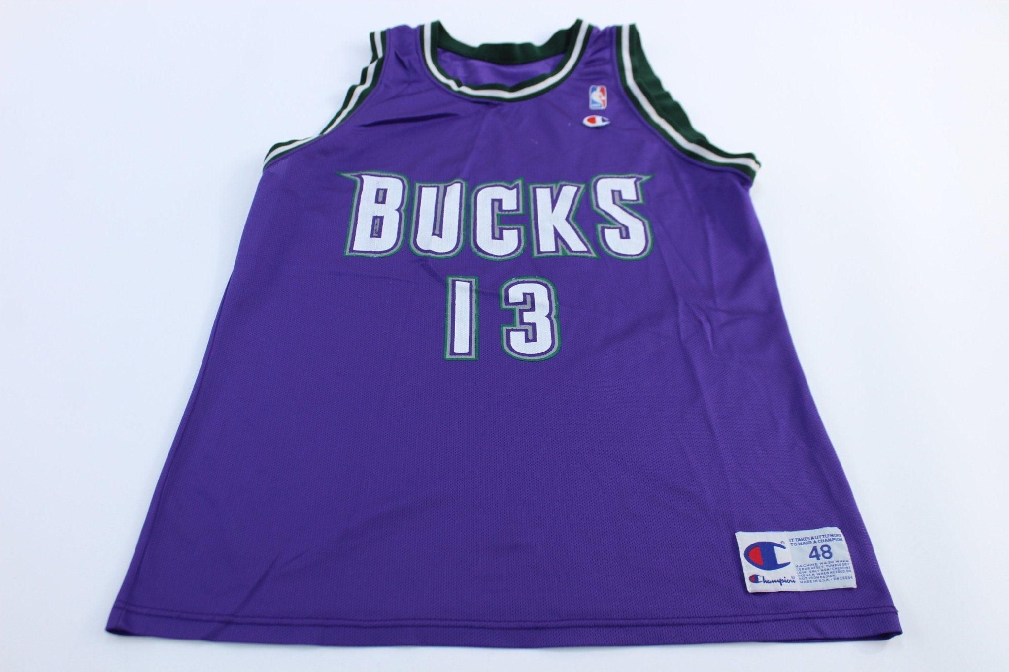 Vintage Milwaukee Bucks Glenn Robinson Champion Basketball Jersey - ThriftedThreads.com