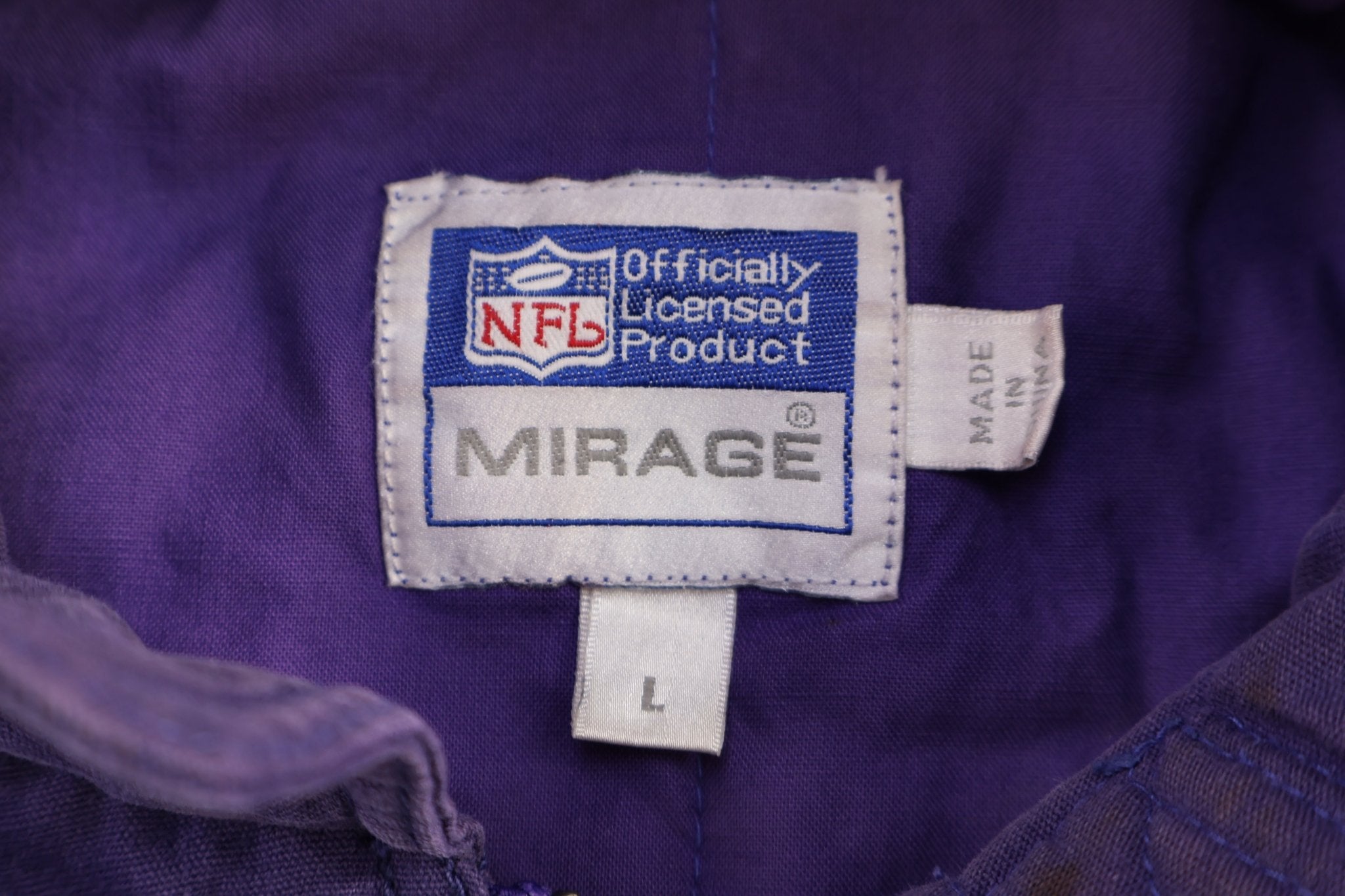 Vintage Minnesota Vikings Football Full Zip Jacket - Jacket - Thrifted Threads
