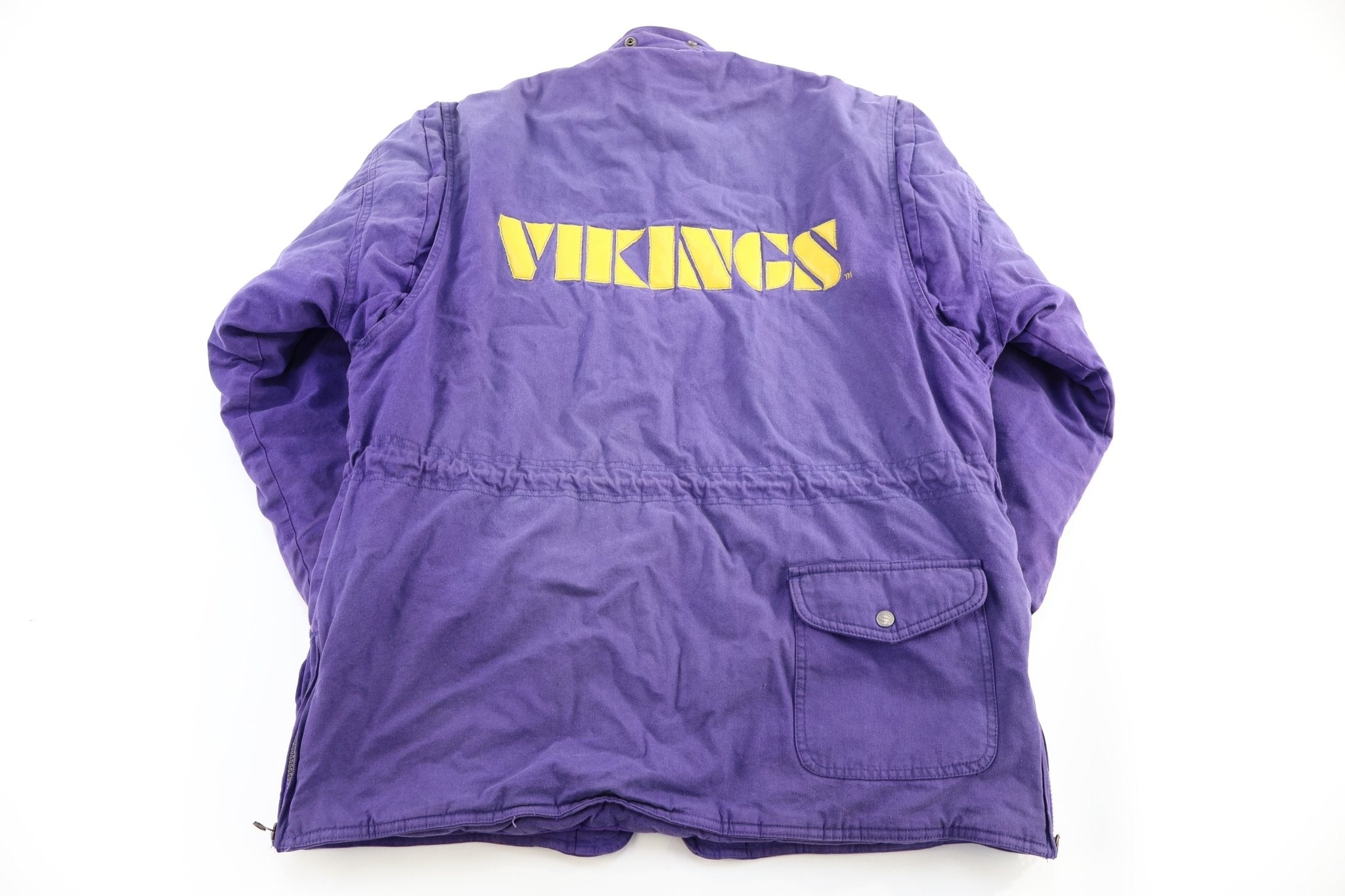 Vintage Minnesota Vikings Football Full Zip Jacket - Jacket - Thrifted Threads